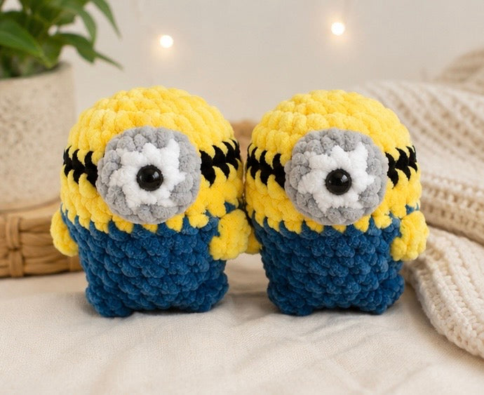 Handmade crocheted “Stuart” the minion. 💛