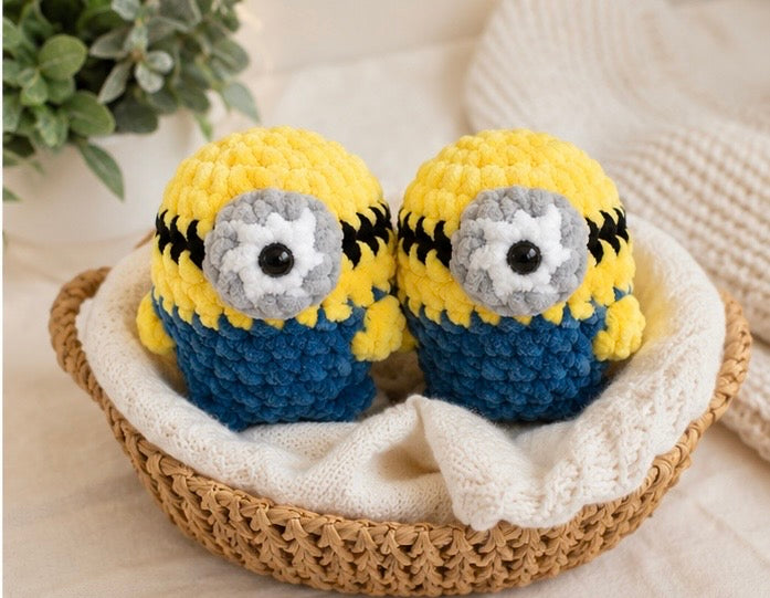 Handmade crocheted “Stuart” the minion. 💛